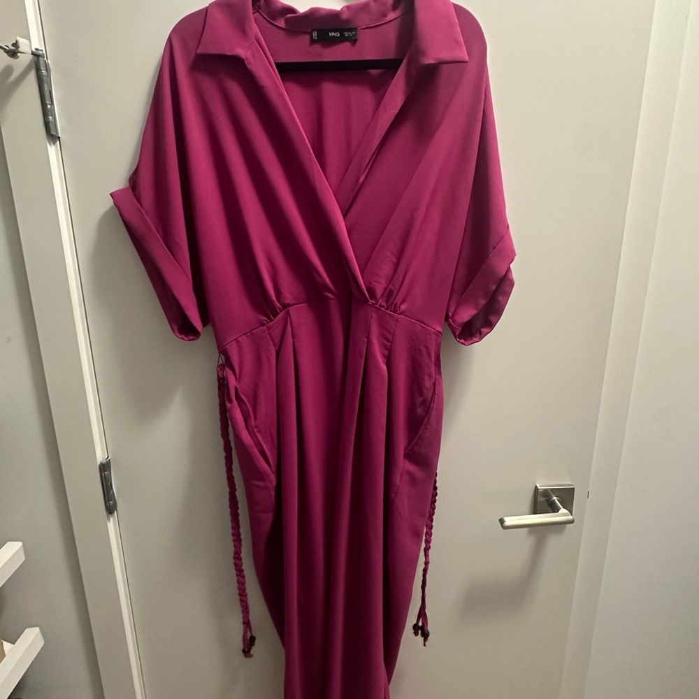 Mango Wrap-Style Jumpsuit